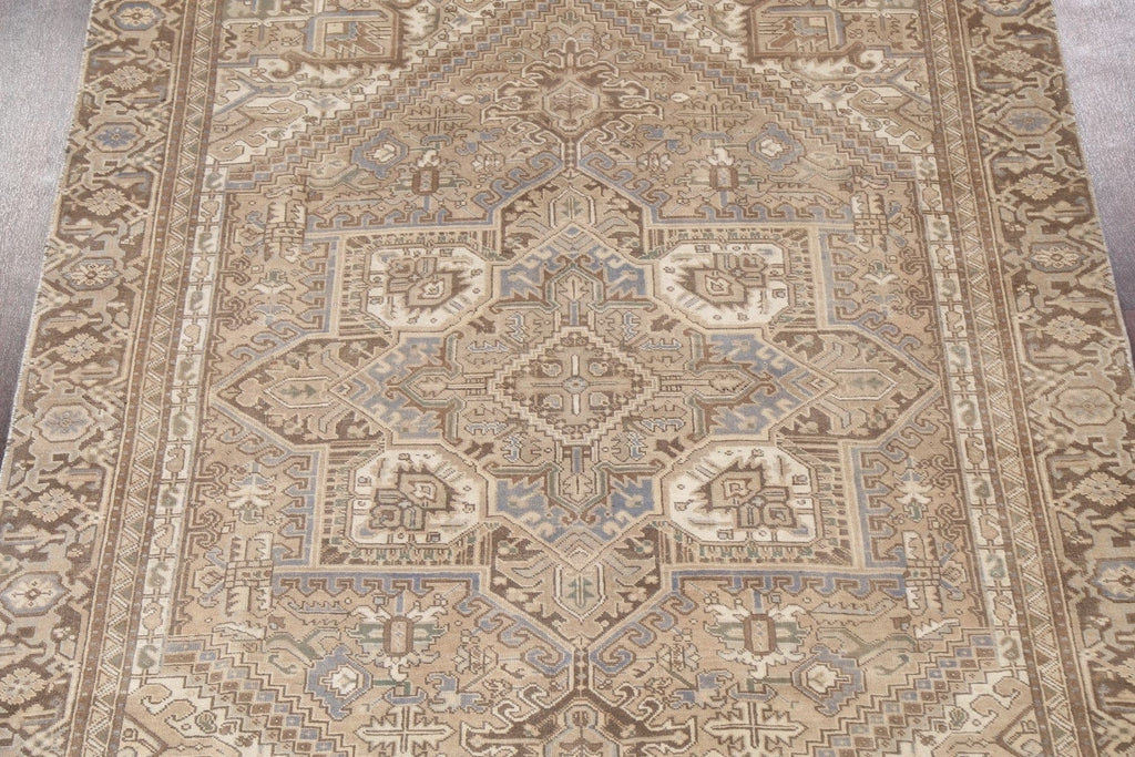 Antique Heriz Persian Area Rug 7x10