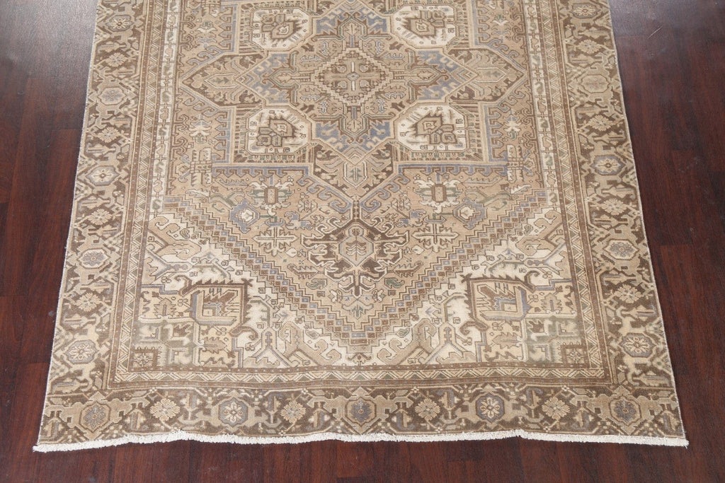 Antique Heriz Persian Area Rug 7x10