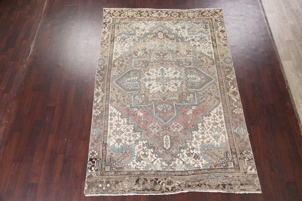 Antique Heriz Persian Handmade Rug 6x10