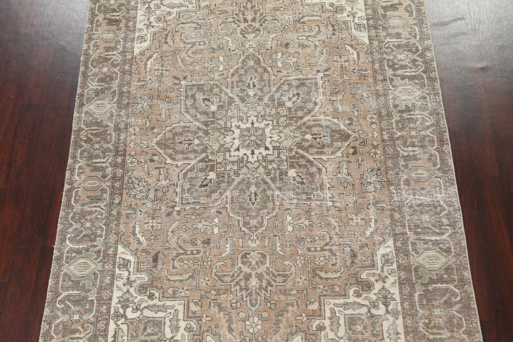 Antique Heriz Persian Wool Rug 7x10