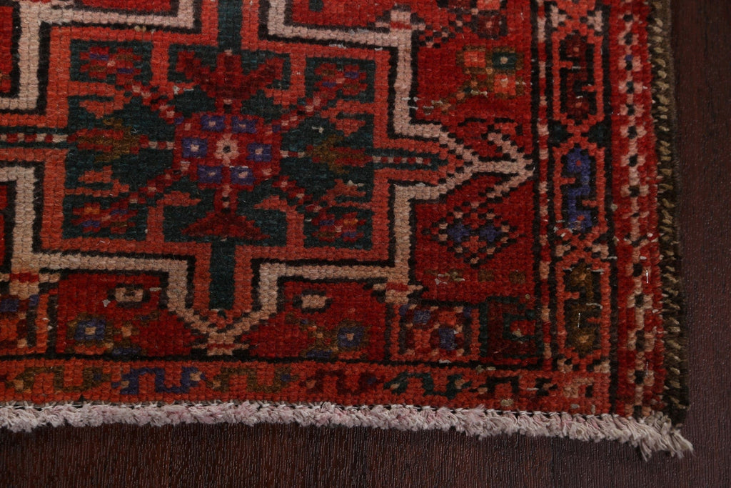 Antique Gharajeh Persian Runner Rug 2x11