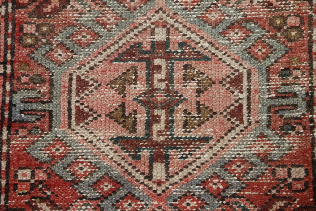 Antique Gharajeh Persian Runner Rug 2x11