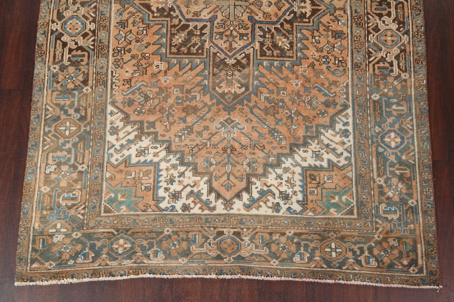 Geometric Heriz Persian Area Rug 6x9