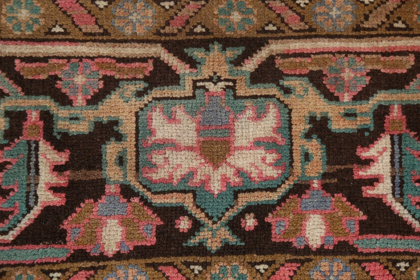 Handmade Wool Heriz Persian Rug 7x10