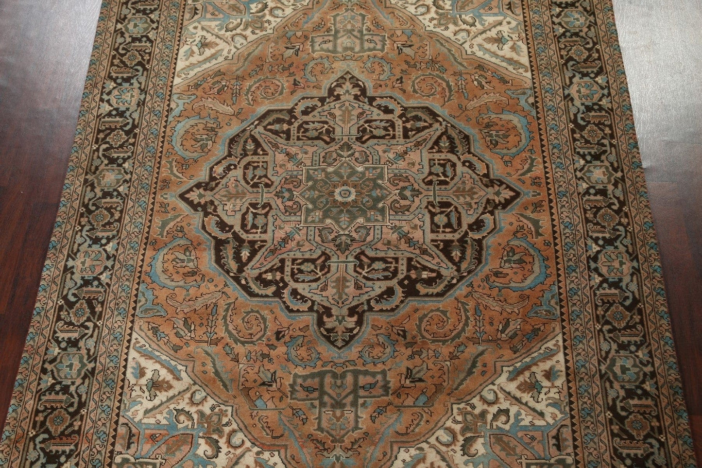 Handmade Wool Heriz Persian Rug 8x11