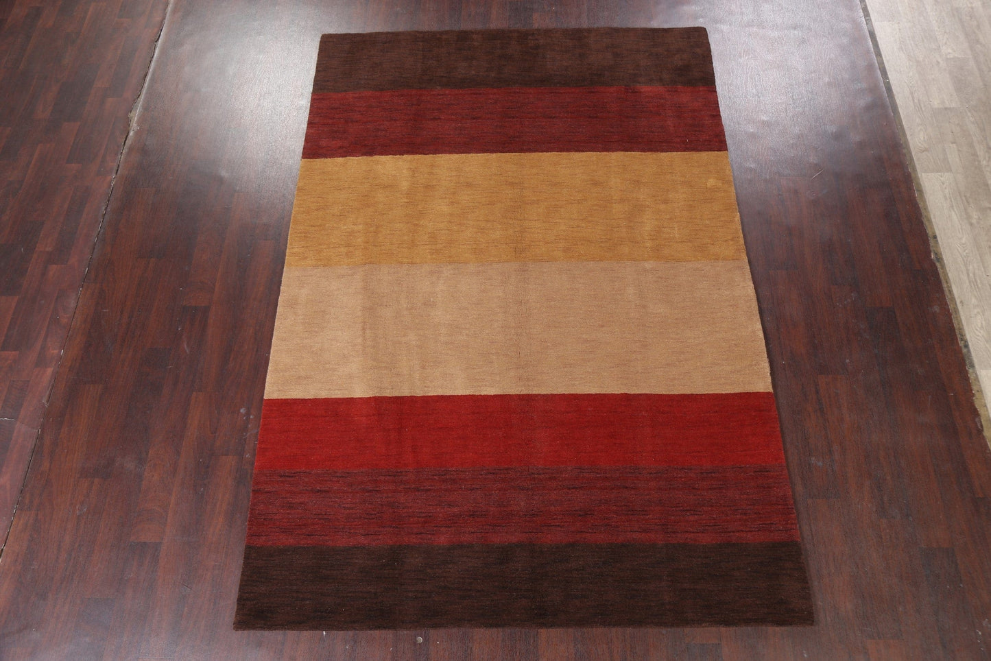 Striped Gabbeh Oriental Area Rug 7x10