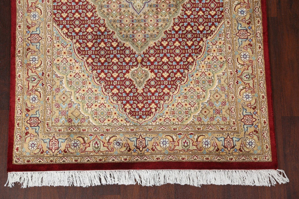 Vegetable Dye Tabriz Mahi Handmade Rug 4x6