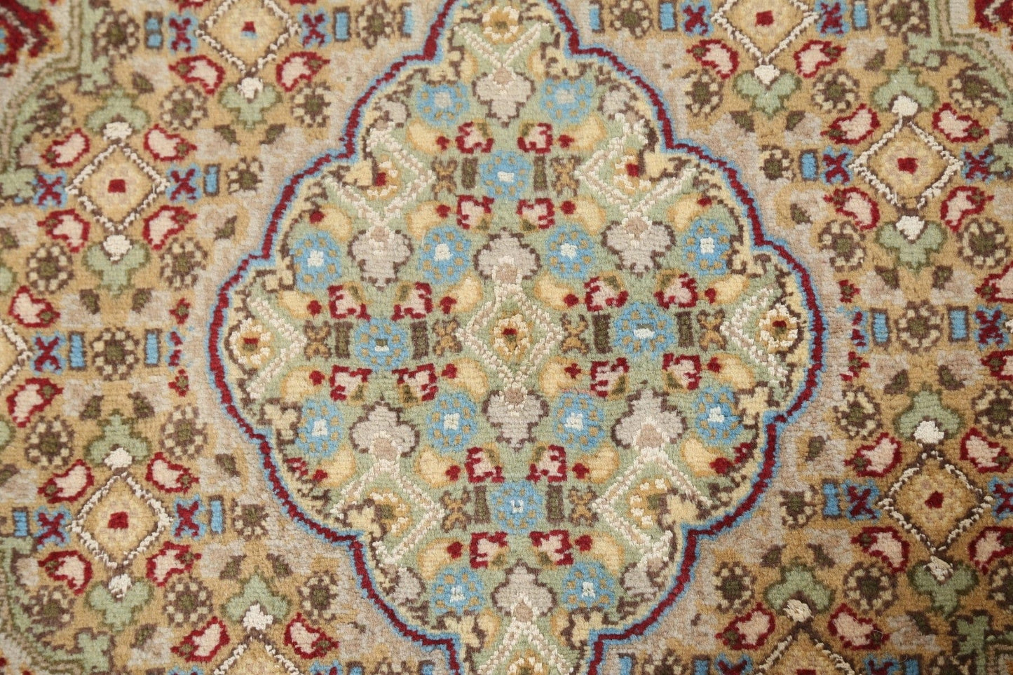 Vegetable Dye Tabriz Mahi Handmade Rug 4x6