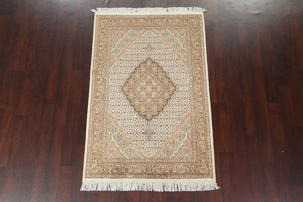 Vegetable Dye Tabriz Mahi Area Rug 4x6