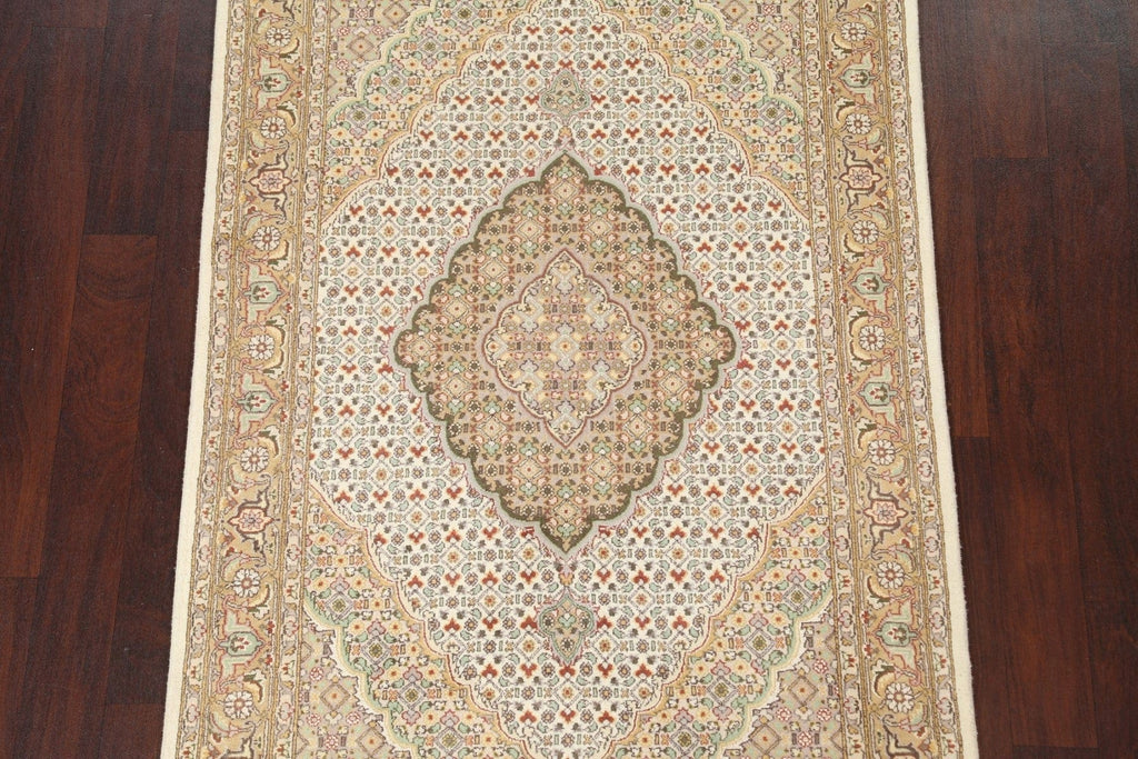 Vegetable Dye Tabriz Mahi Area Rug 4x6