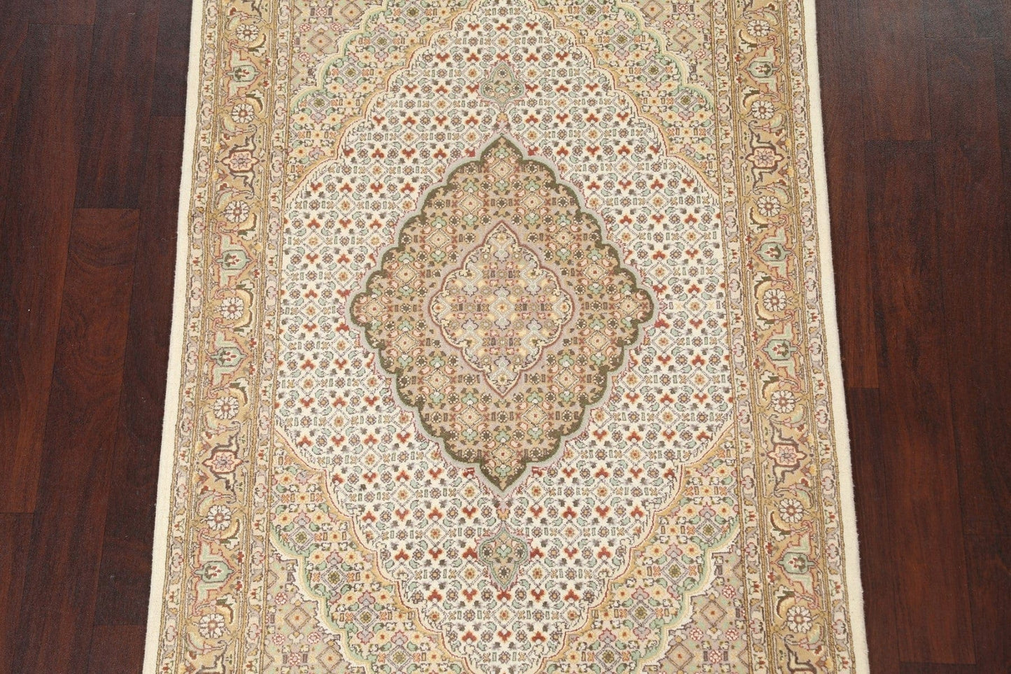 Vegetable Dye Tabriz Mahi Area Rug 4x6