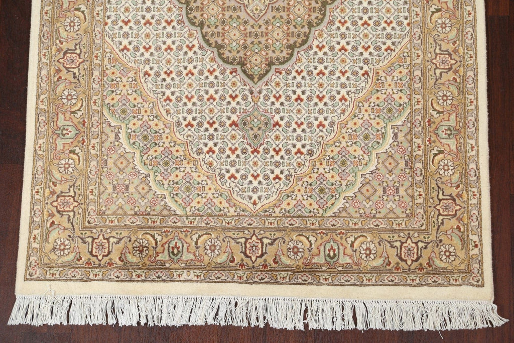 Vegetable Dye Tabriz Mahi Area Rug 4x6