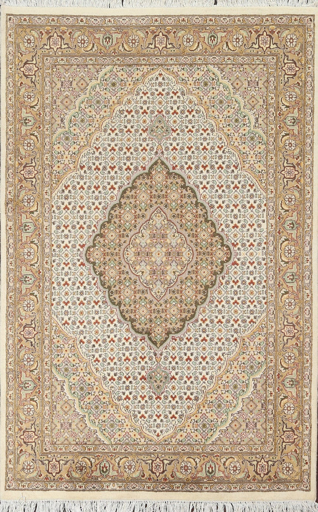 Vegetable Dye Tabriz Mahi Area Rug 4x6