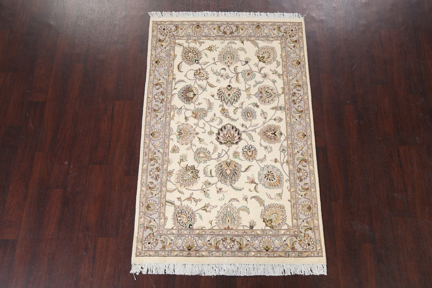 Vegetable Dye Handmade Tabriz Wool Rug 4x6