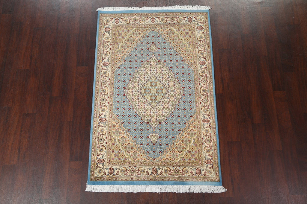 Vegetable Dye Tabriz Mahi Handmade Rug 4x6