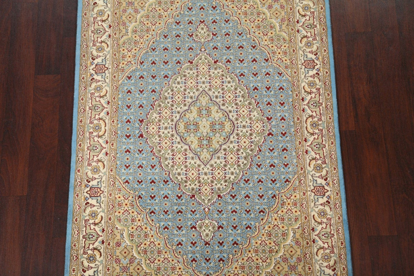 Vegetable Dye Tabriz Mahi Handmade Rug 4x6