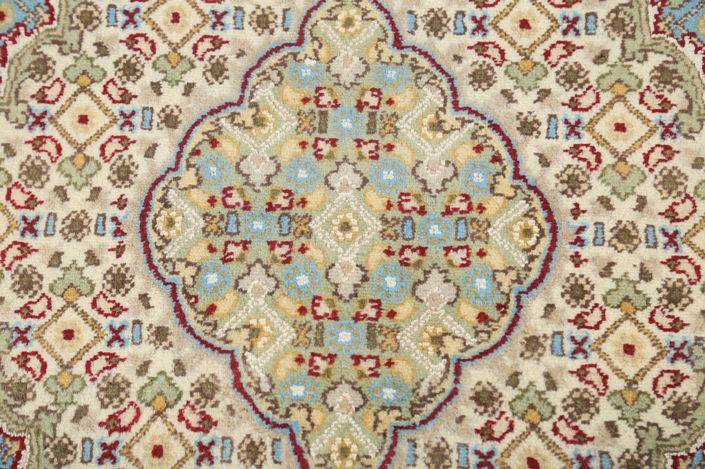 Vegetable Dye Tabriz Mahi Handmade Rug 4x6