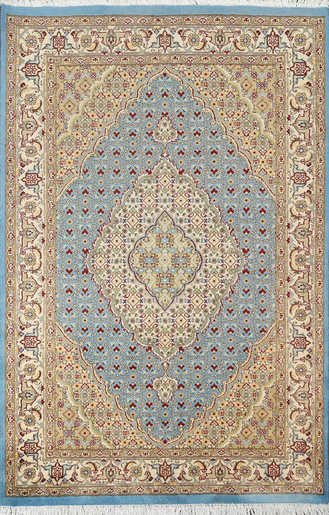 Vegetable Dye Tabriz Mahi Handmade Rug 4x6