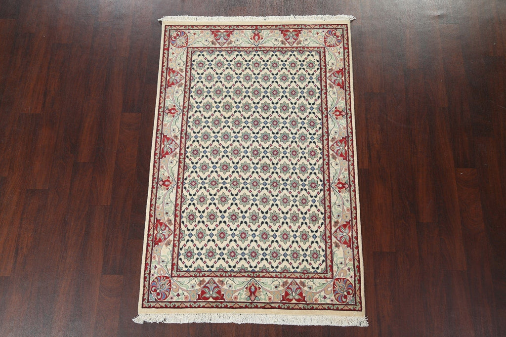 Vegetable Dye Aubusson Wool Area Rug 4x6