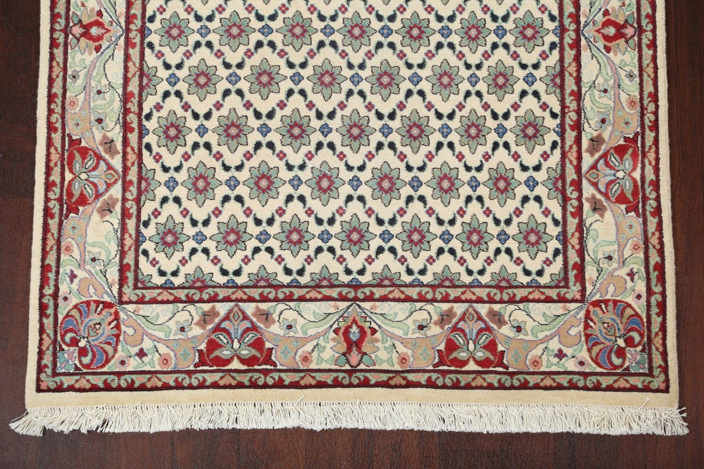 Vegetable Dye Aubusson Wool Area Rug 4x6