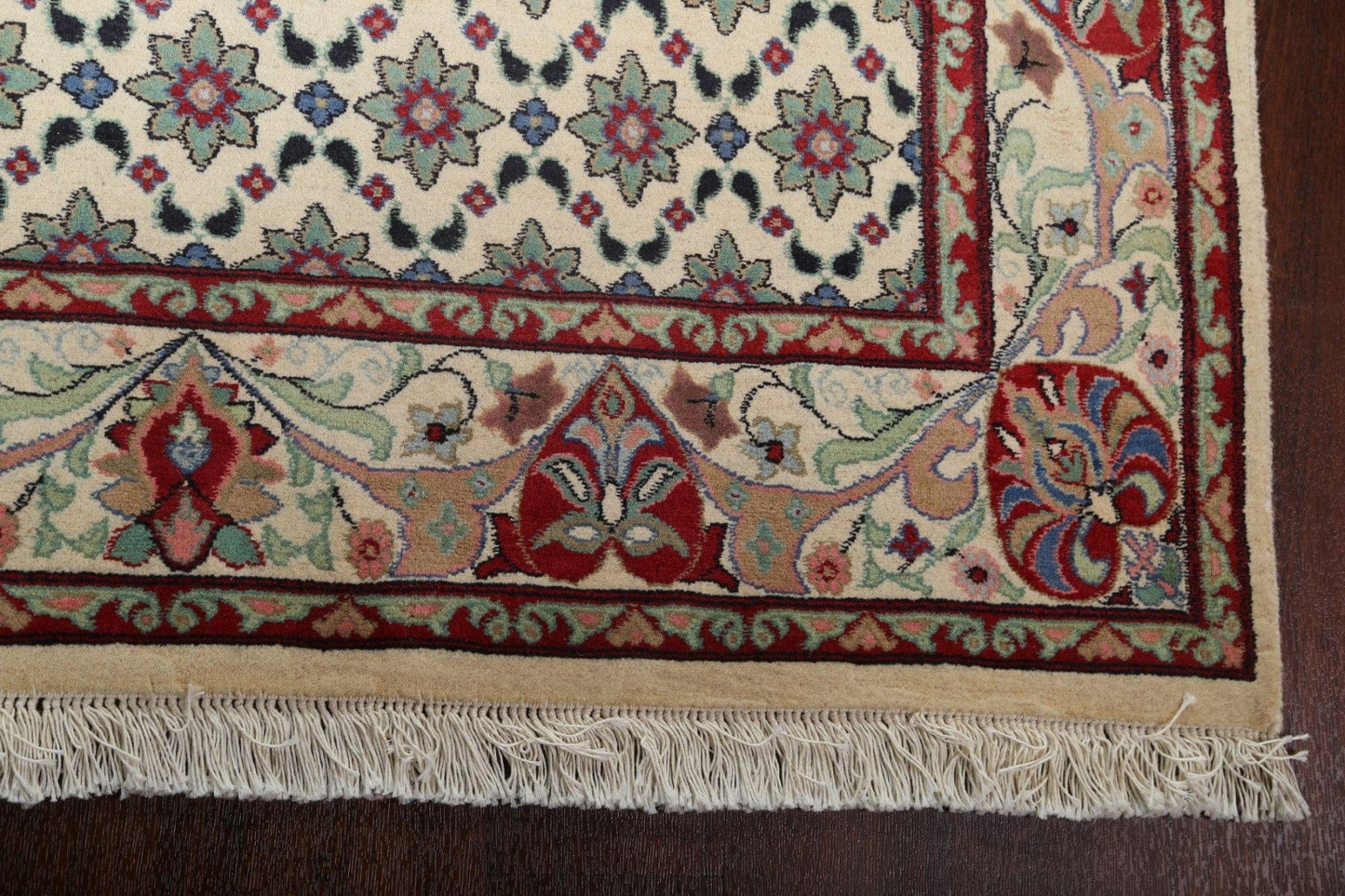 Vegetable Dye Aubusson Wool Area Rug 4x6