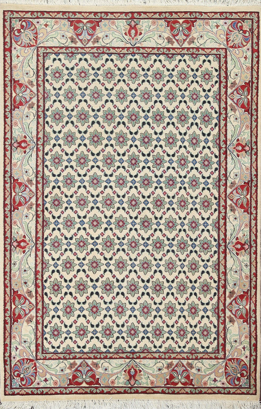 Vegetable Dye Aubusson Wool Area Rug 4x6