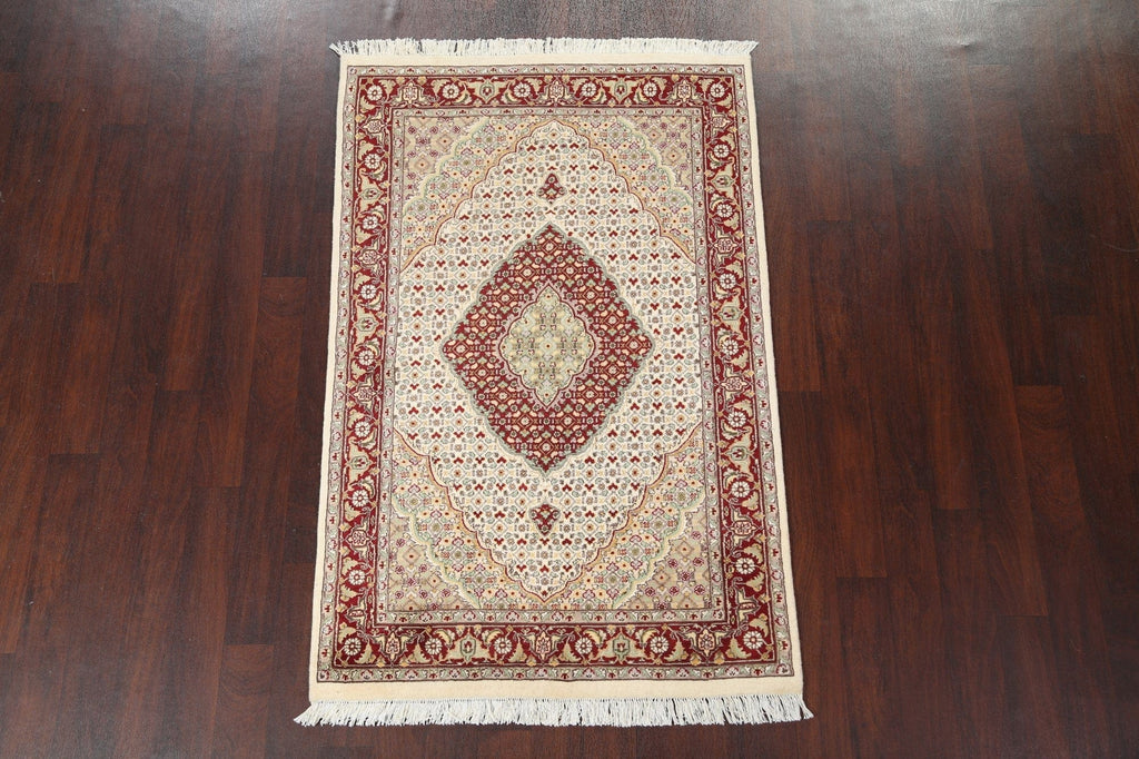 Vegetable Dye Tabriz Mahi Wool Area Rug 4x6