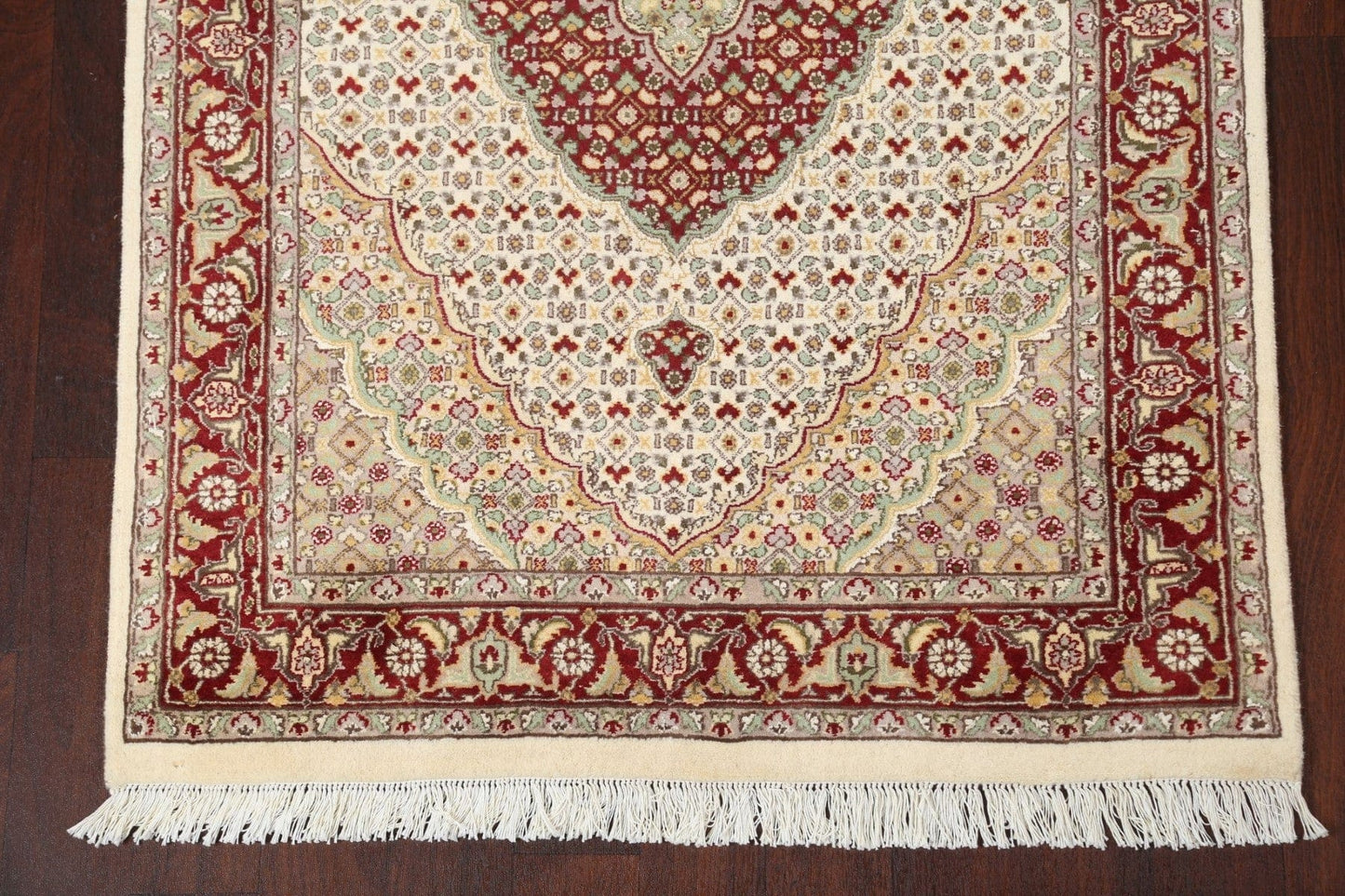 Vegetable Dye Tabriz Mahi Wool Area Rug 4x6