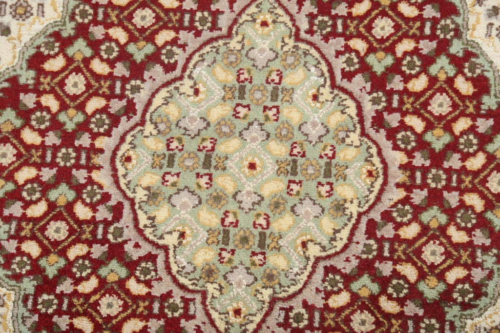 Vegetable Dye Tabriz Mahi Wool Area Rug 4x6