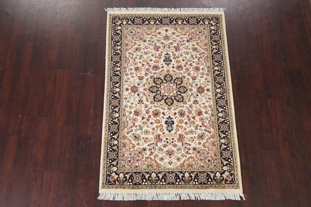 Vegetable Dye Tabriz Handmade Rug 4x6