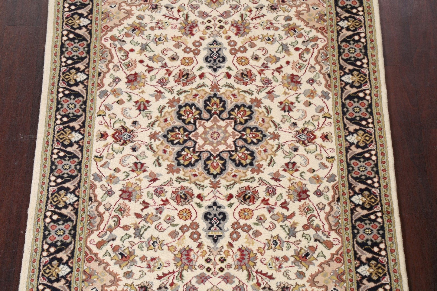 Vegetable Dye Handmade Tabriz Wool Area Rug 4x6