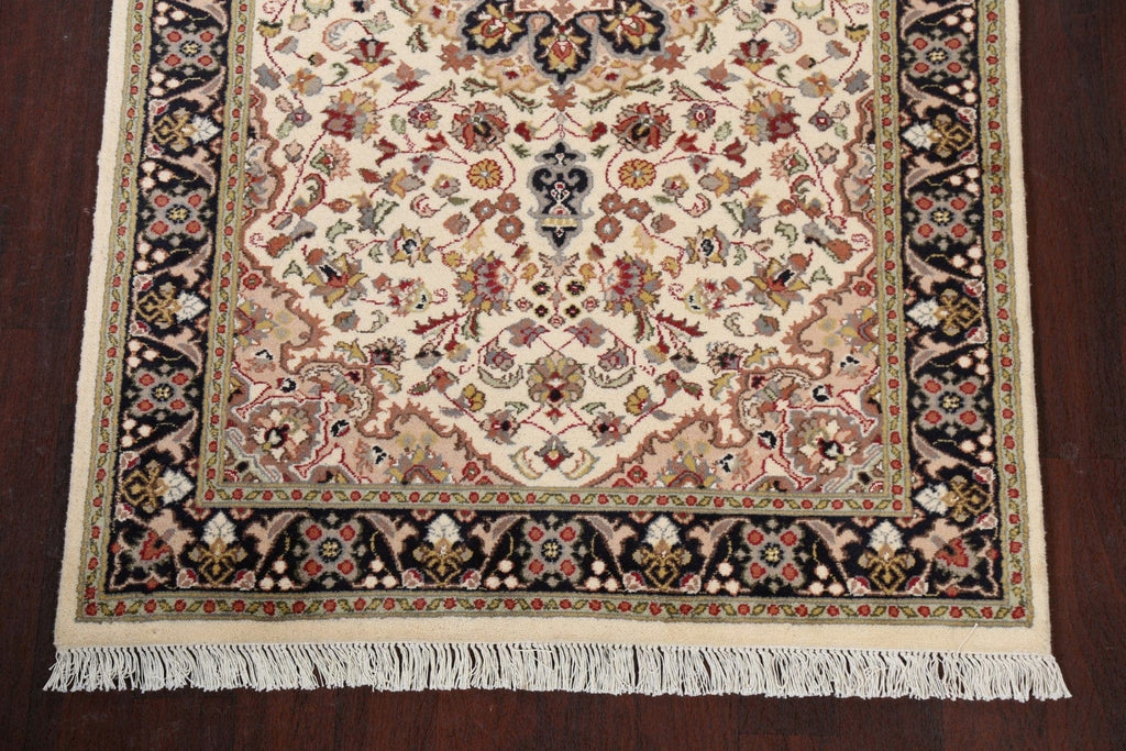 Vegetable Dye Handmade Tabriz Wool Area Rug 4x6