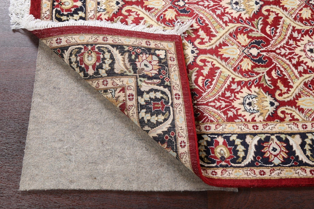 Vegetable Dye Wool/ Silk Aubusson Handmade Rug 4x6