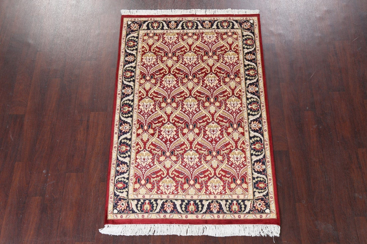 Vegetable Dye Aubusson Oriental Area Rug 4x6