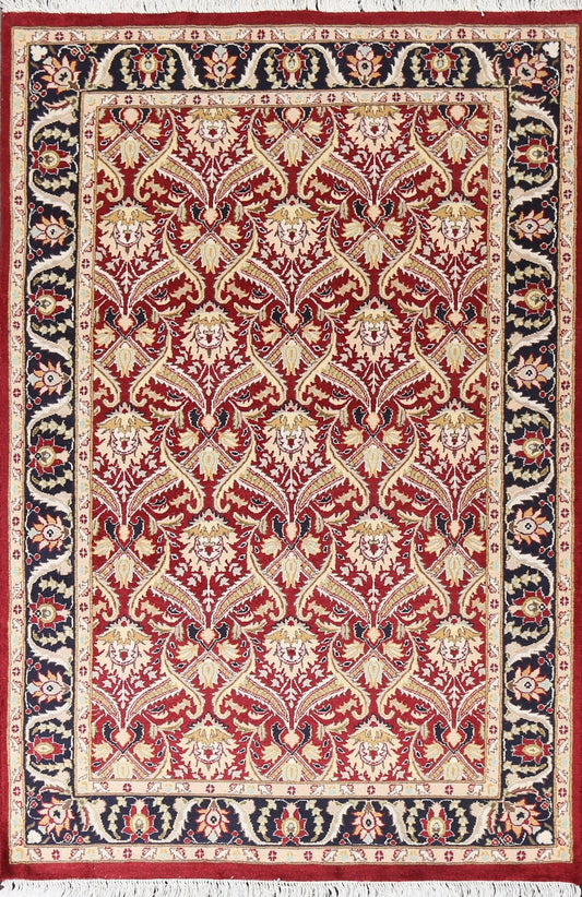 Vegetable Dye Aubusson Oriental Area Rug 4x6