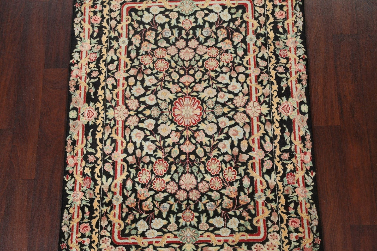 Vegetable Dye Aubusson Hand-Knotted Area Rug 4x6