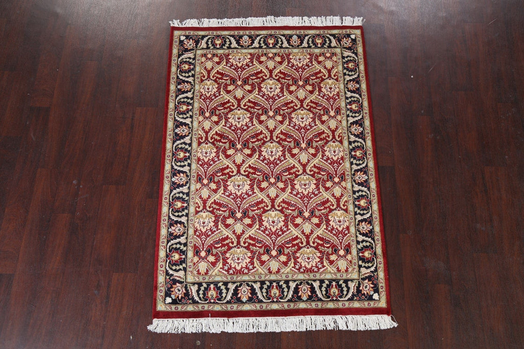 Vegetable Dye Aubusson Handmade Area Rug 4x6