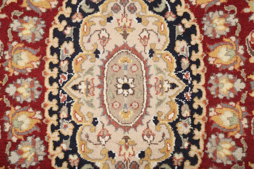 Vegetable Dye Aubusson Wool Handmade Rug 4x6