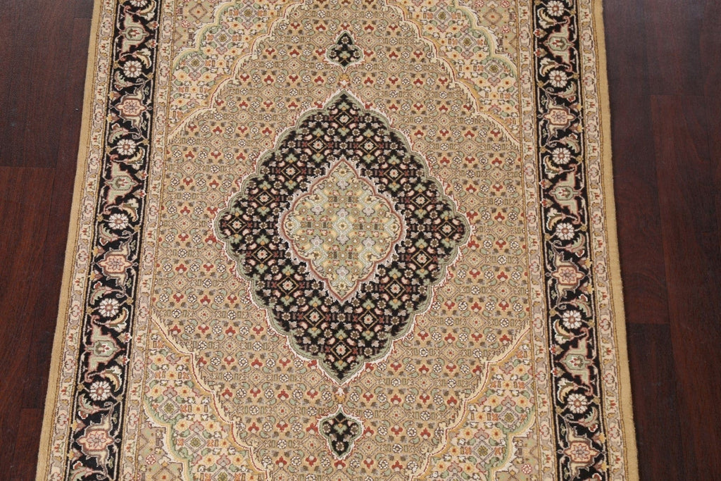 Vegetable Dye Tabriz Mahi Area Rug 4x6