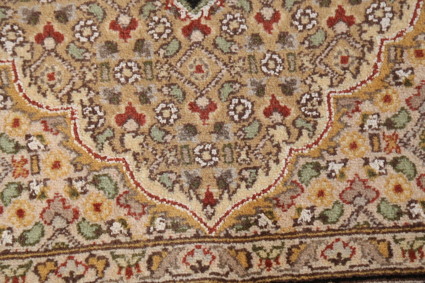 Vegetable Dye Tabriz Mahi Area Rug 4x6