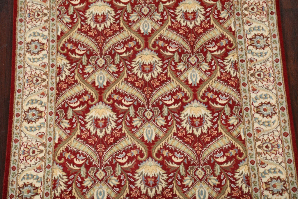 Vegetable Dye Aubusson Wool/ Silk Handmade Rug 4x6