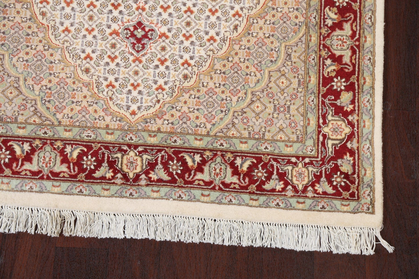 Vegetable Dye Tabriz Mahi Area Rug 4x6