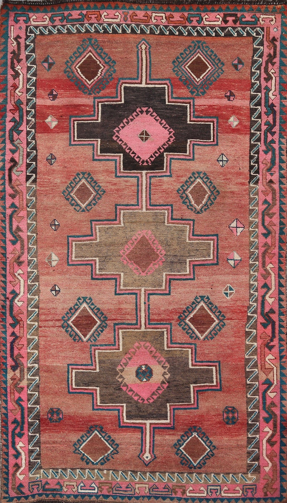 Handmade Qashqai Persian Wool Rug 5x9