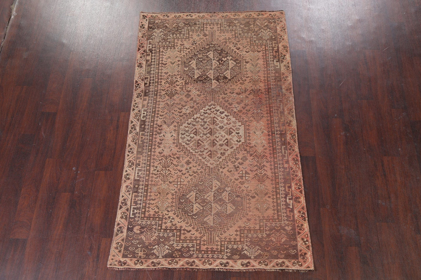 Antique Qashqai Persian Area Rug 4x7