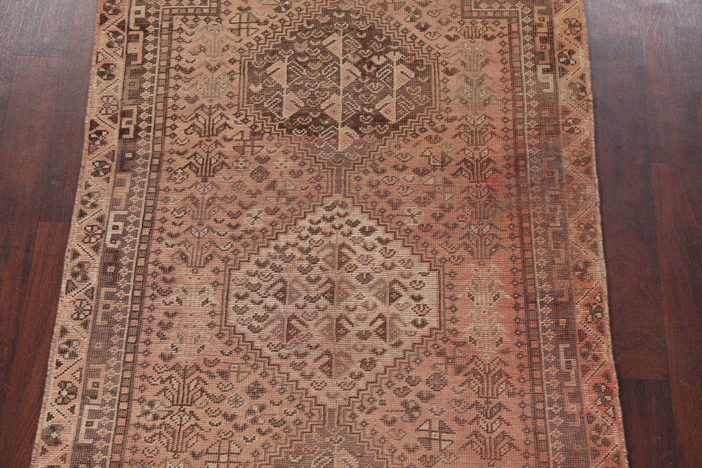 Antique Qashqai Persian Area Rug 4x7