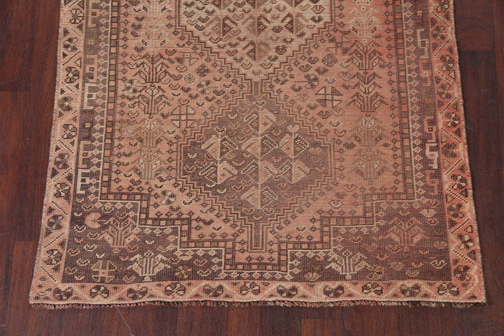 Antique Qashqai Persian Area Rug 4x7