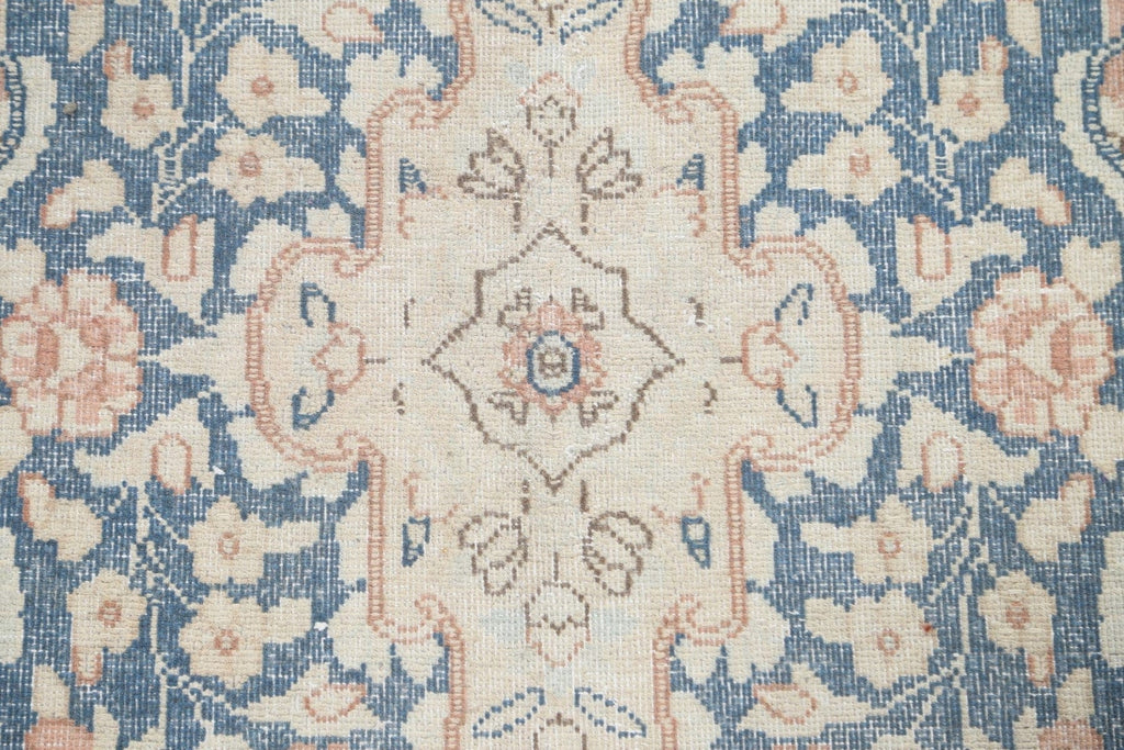 Muted Distressed Kerman Persian Area Rug 10x13