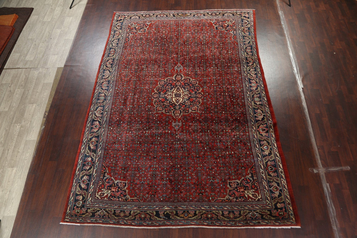 Antique Vegetable Dye Bidjar Persian Area Rug 9x12