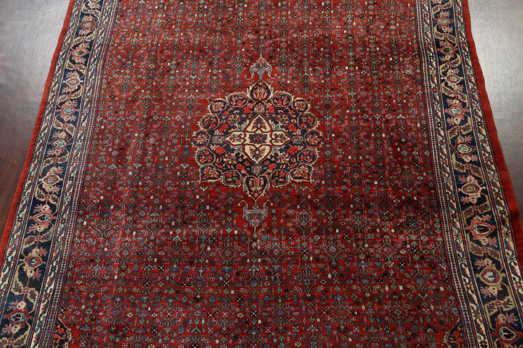 Antique Vegetable Dye Bidjar Persian Area Rug 9x12