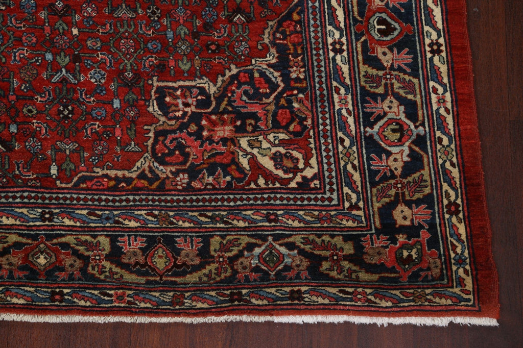 Antique Vegetable Dye Bidjar Persian Area Rug 9x12